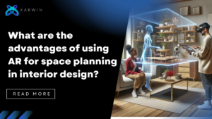 What are the advantages of using AR for space planning in interior design